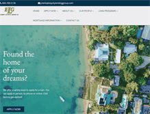Tablet Screenshot of equitylendinggroup.com